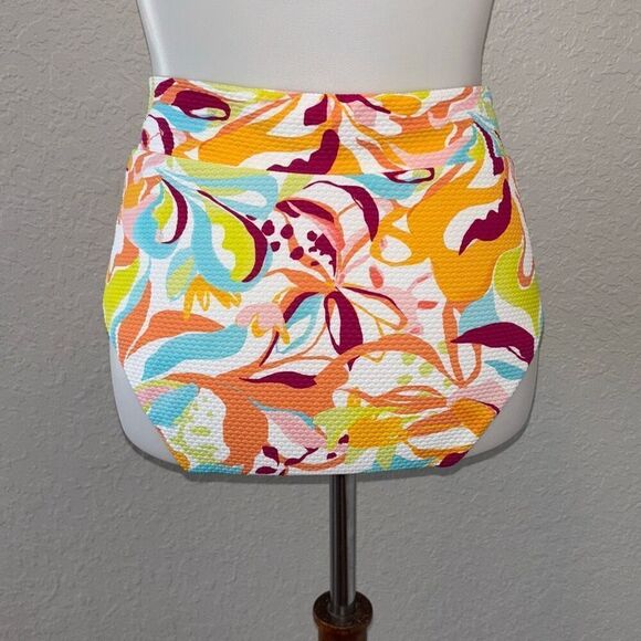 NWT Birdsong GROOVY ruffle halter tankini swim bathing suit M/36DD - Picture 12 of 16